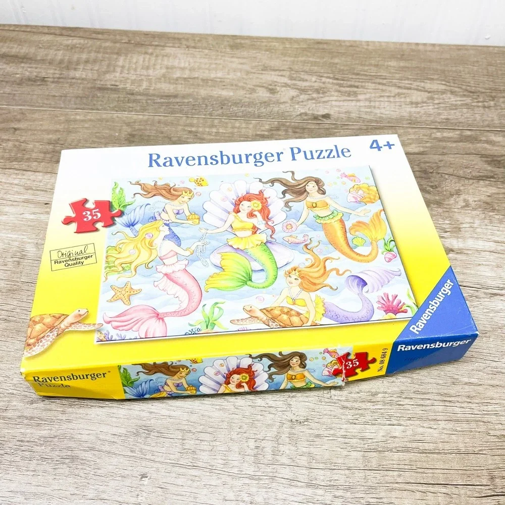 Ravensburger Queens Of The Ocean Mermaids 35‎ Pc Puzzle New Ages 4 and Up